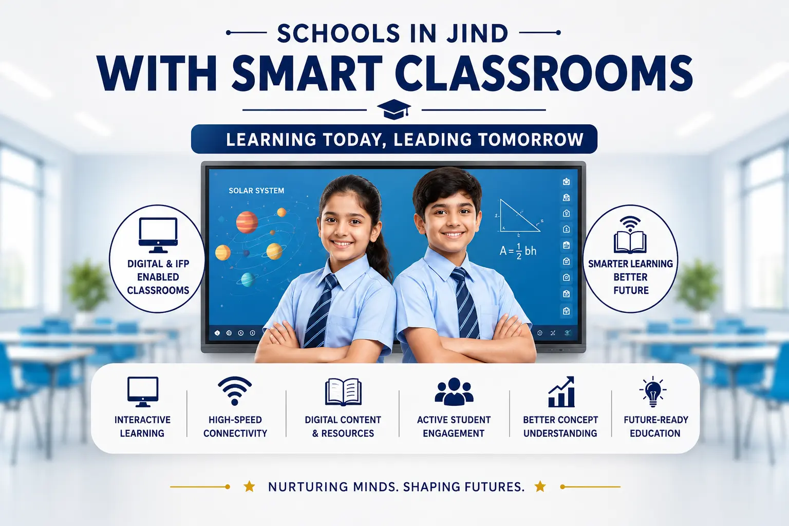 schools in jind with smart classrooms
