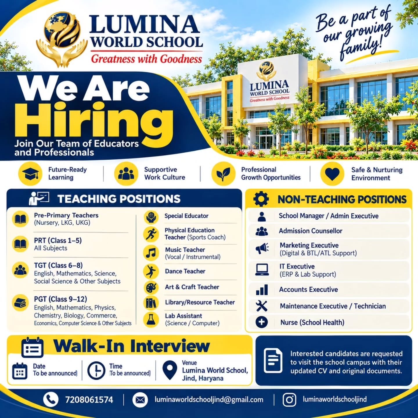 We Are Hiring ✨ We’re expanding our team and welcoming passionate educators and professionals across…
