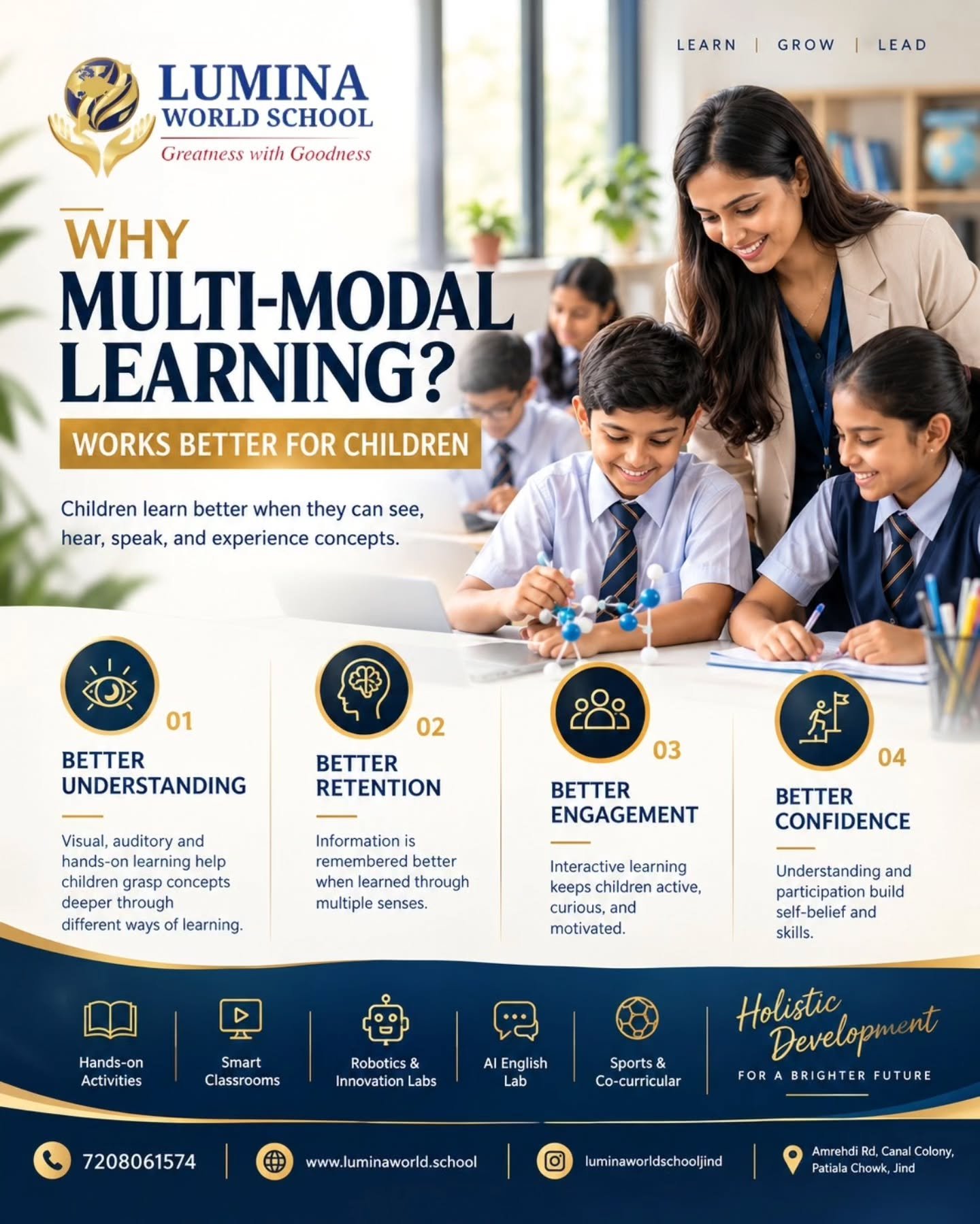 ✨ Learning Isn't One-Size-Fits-All. Every Child Deserves a Way That Works Best. 💙📚 At Lumina…