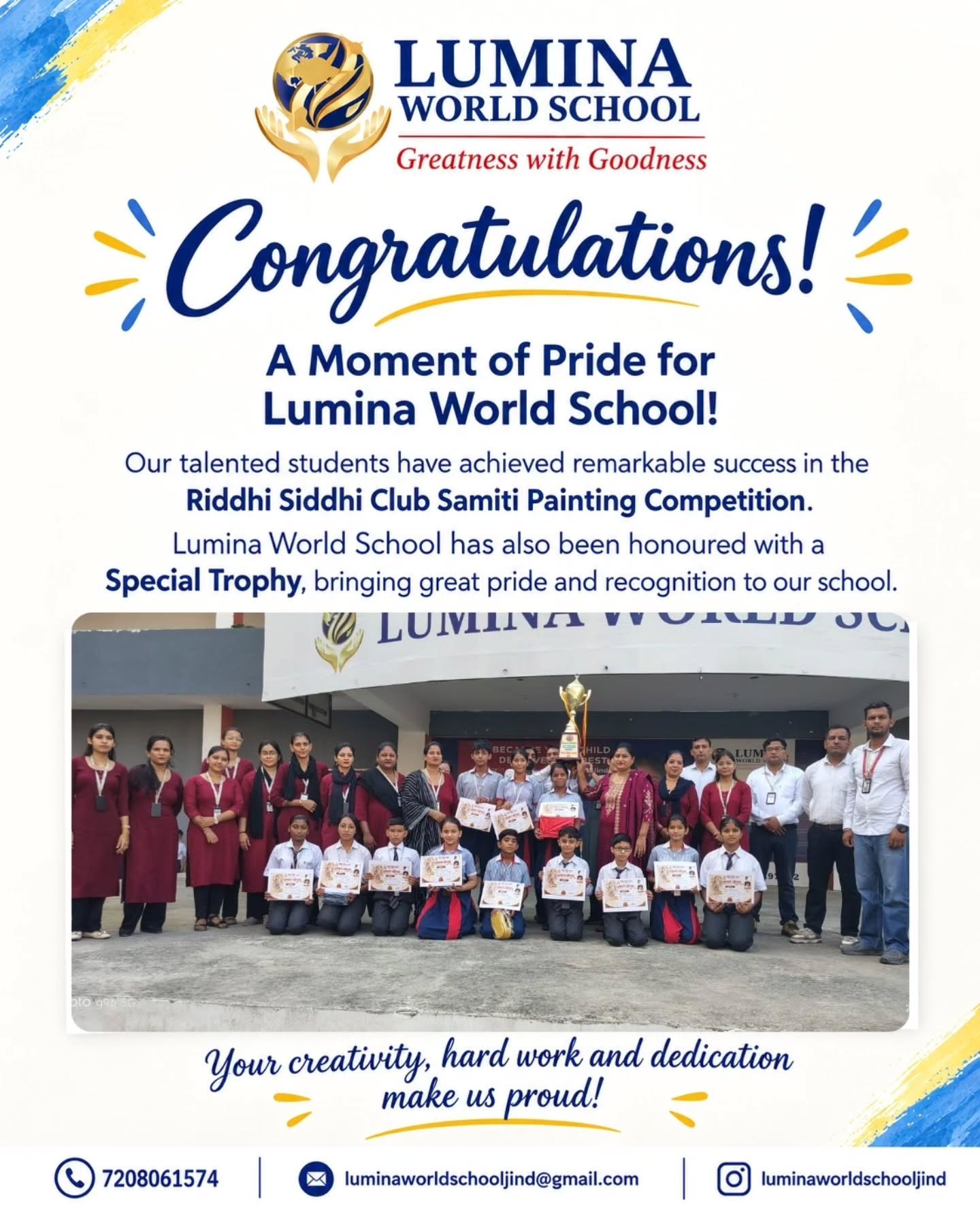 🎨🏆 Celebrating Creativity, Talent & Achievement at Lumina! 🏆🎨 We are delighted to celebrate the…