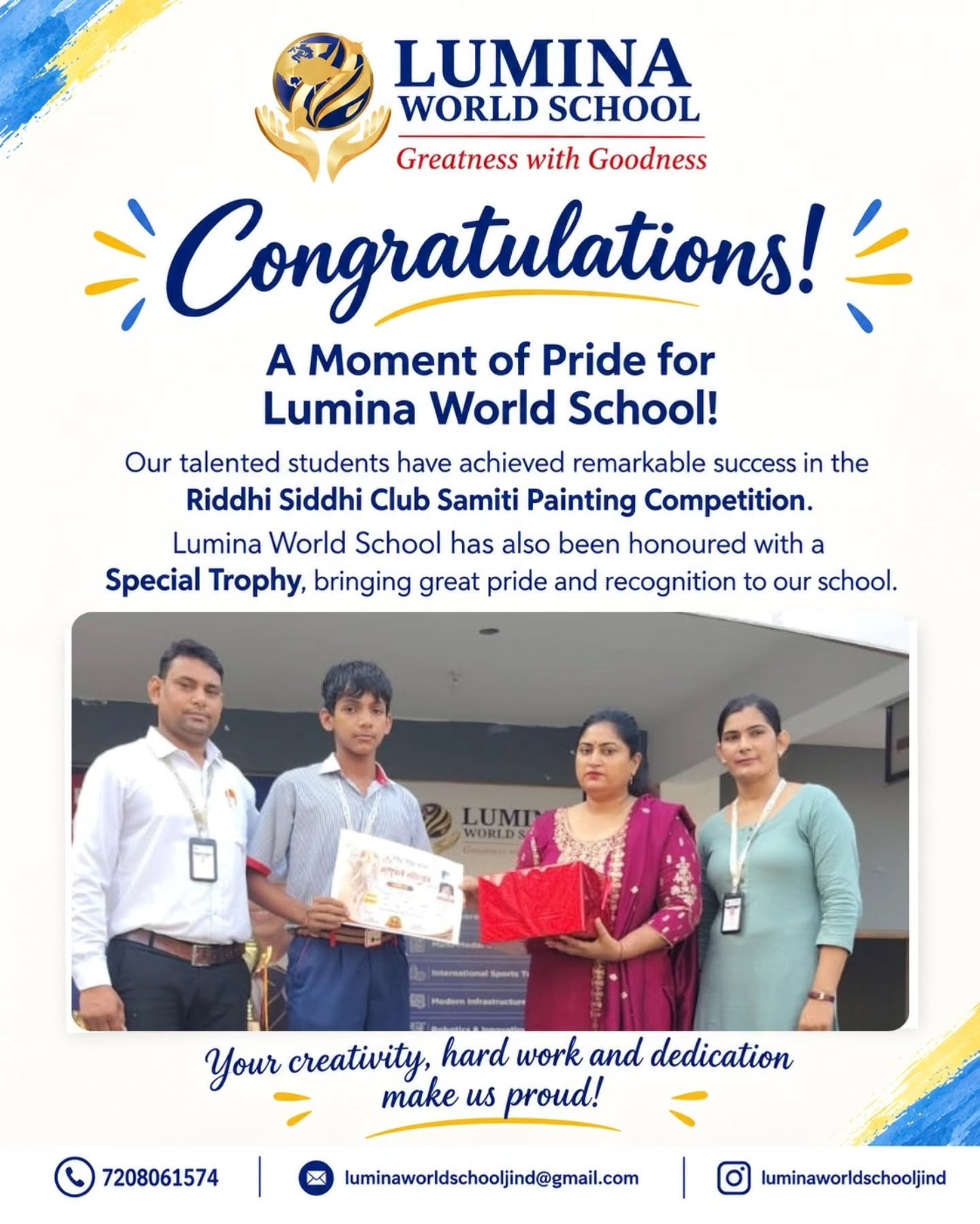 🎨🏆 Celebrating Creativity, Talent & Achievement at Lumina! 🏆🎨 We are delighted to celebrate the…