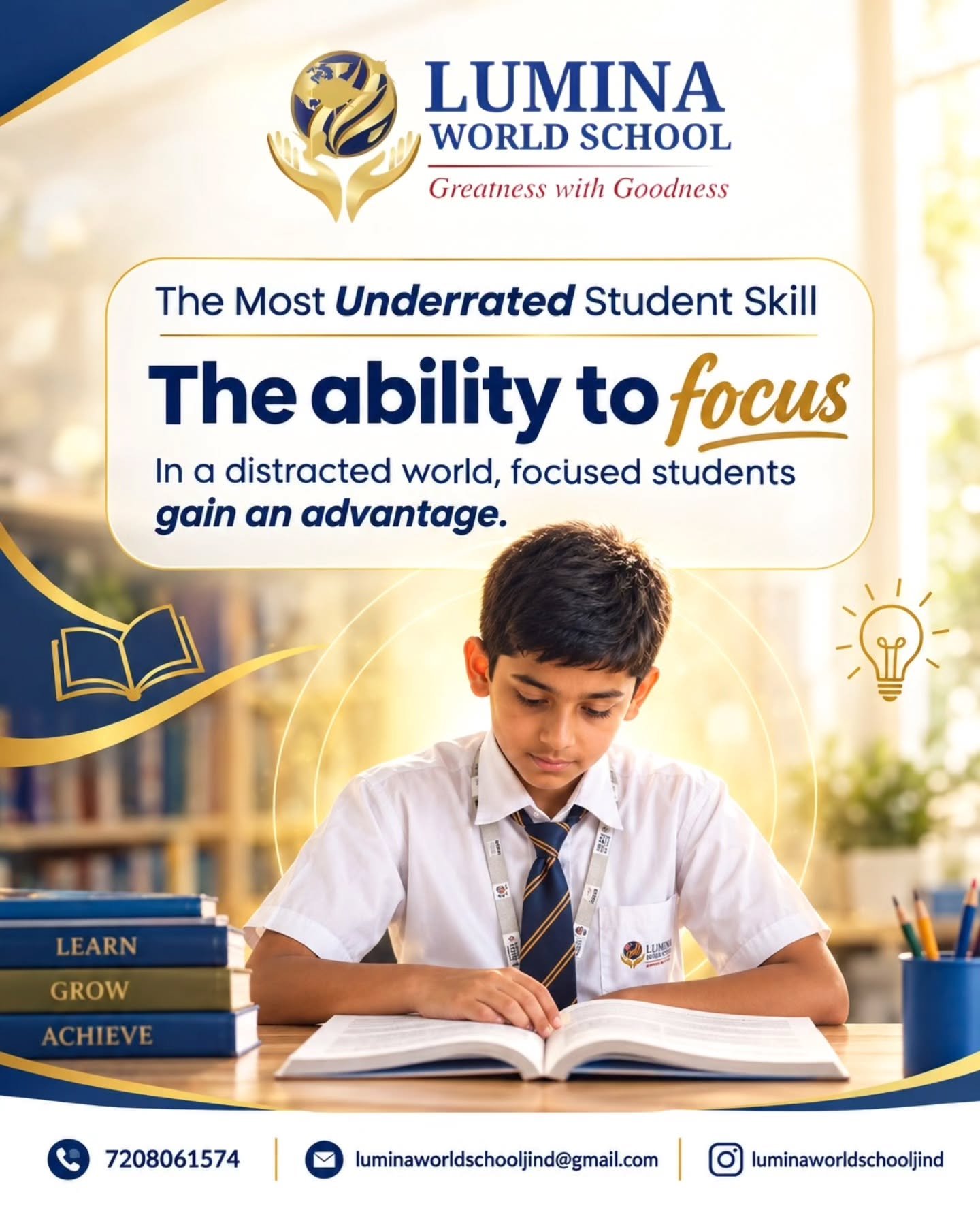 🎯 The Most Underrated Student Skill? The Ability to Focus. In a world full of…
